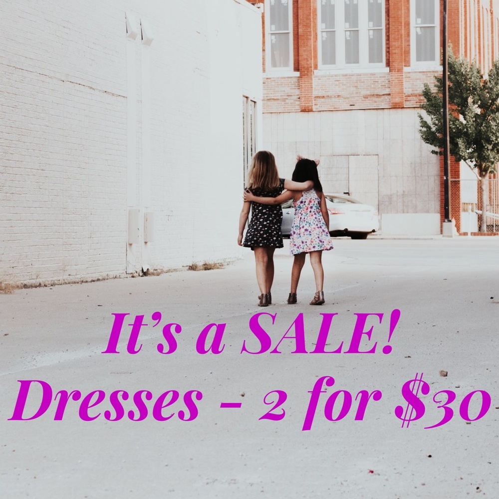 PRICE DROP! Bundle 2 dresses, Get them for $30